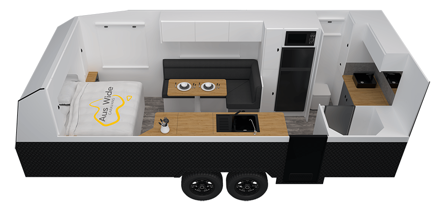 Aus Wide Caravan Plan / Layout