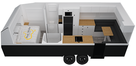 Aus Wide Caravan Plan / Layout