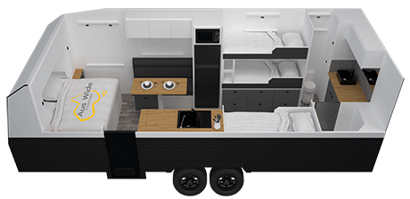 Aus Wide Caravan Plan / Layout